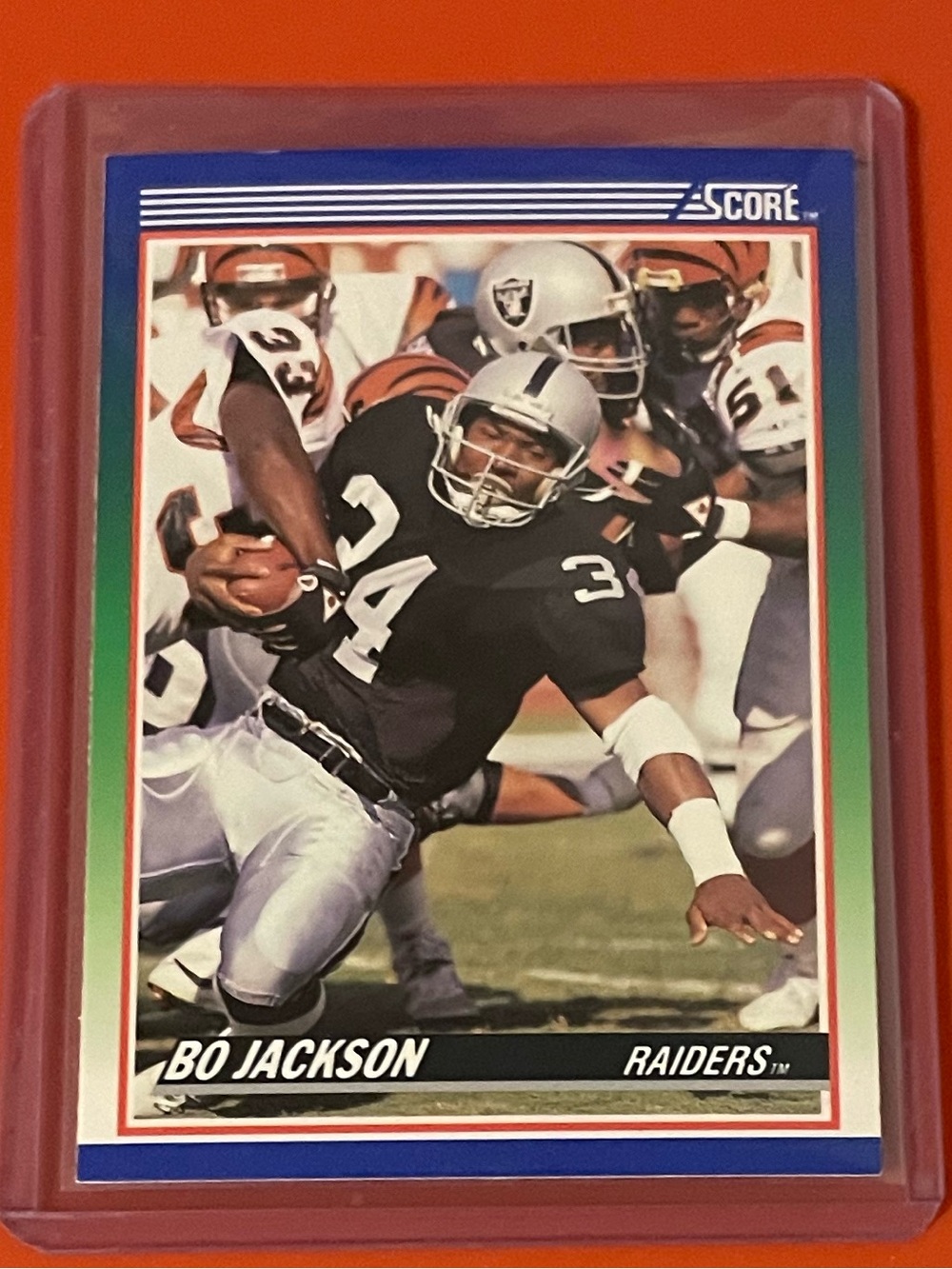 Bo Jackson #10 1990 Score Football Trading Card
